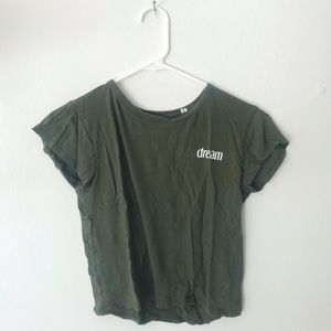 PacSun Navy Green T-shirt